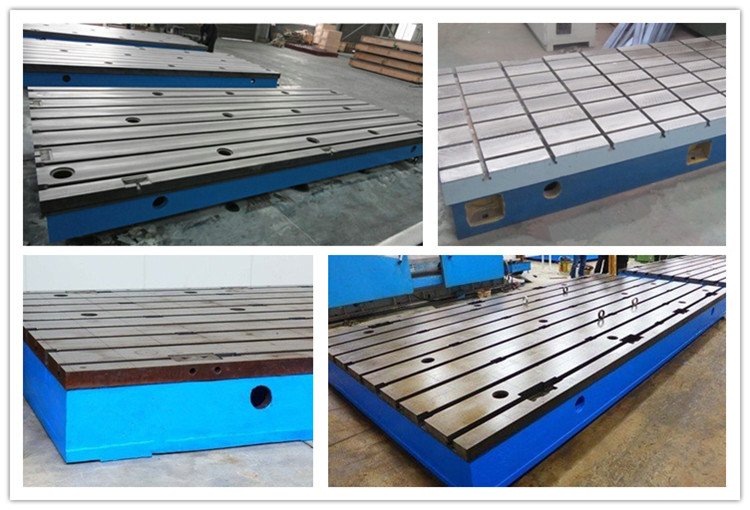 testing cast iron surface plate bed plates in the electronics industry #castironsurfaceplate #machinery #tslottedplate