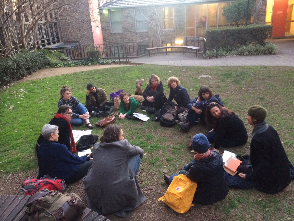 bicycleuser's tweet photo. .#compostingfeminisms on walking &amp; thinking &amp; infrastructure thx @digijalanjalan @Abby_A_Lopes @tythily @jungiansitcom @susprat https://t.co/xnijjiB97p