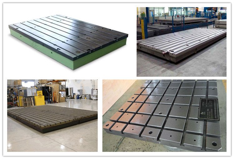 cast iron t-slotted bed floor plates for cutting lines
#castironsurfaceplatform #machinery #manufacture #Measuringtools #tslottedfloorplate