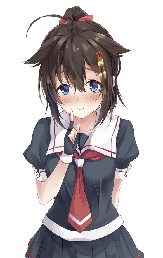 Mali_apex's tweet photo. ぽにて時雨　#艦これ https://t.co/EsAz4eitoo
