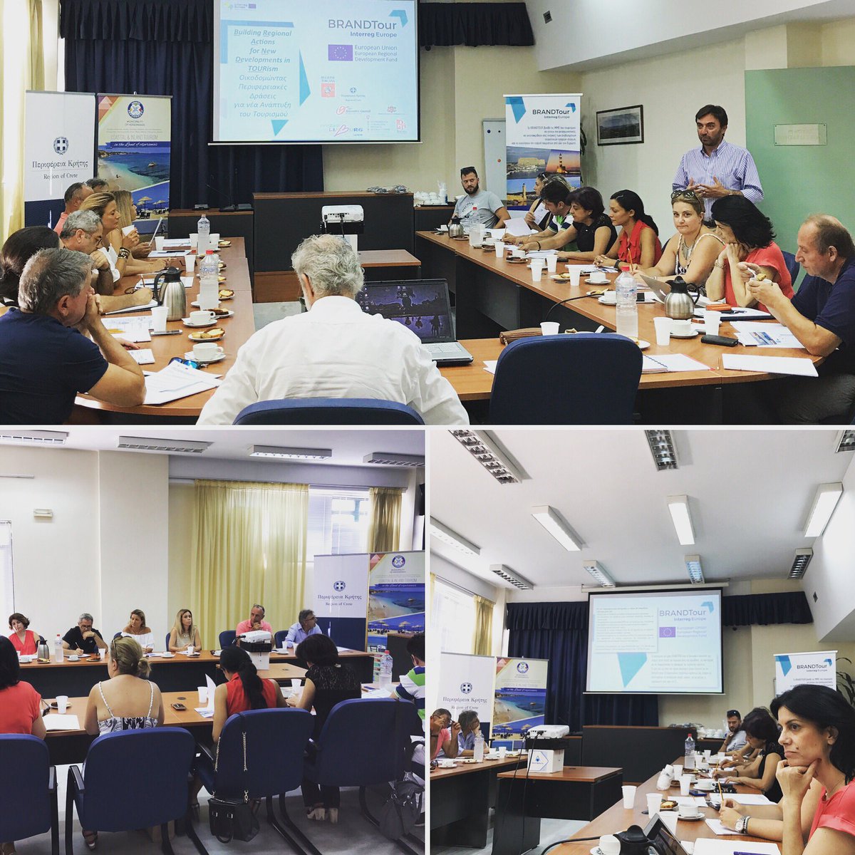 BRANDTOUR_eu's tweet photo. BRANDTour: Building Regional Actions for New Developments in Tourism | 2nd Stakeholders Meeting in #Malia
#regioncrete🇬🇷🇪🇺 #tourism https://t.co/oihNOhFuxa