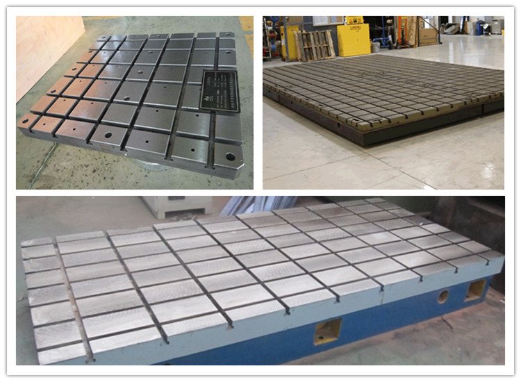 cast iron material floor surface plate in machine tool for inspection 
#castironsurfaceplate #Measuringtools #tslottedfloorplate