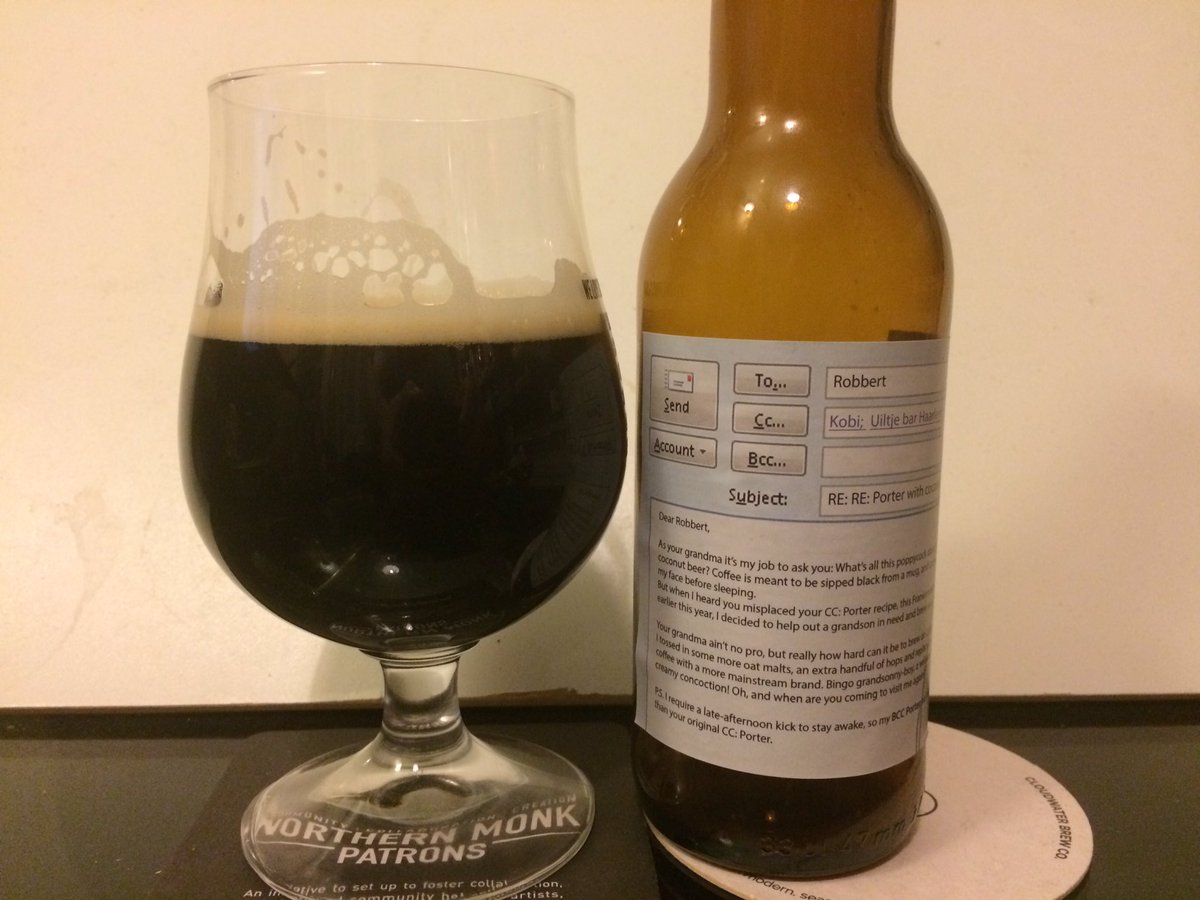 #690 Het Uiltje | BCC Porter 8.2%ABV youtu.be/t7n_yvkvTmI <a href="/HetUiltje/">Ingrid Corluy</a> <a href="/shipleytriangle/">The Triangle</a> <a href="/HopZine/">HopZine</a>