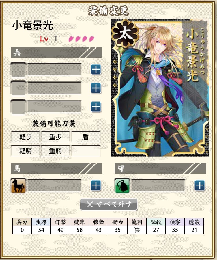 刀剣乱舞 新刀剣男士 小竜景光 の情報まとめ ネタバレ注意 刀剣速報 刀剣乱舞まとめブログ