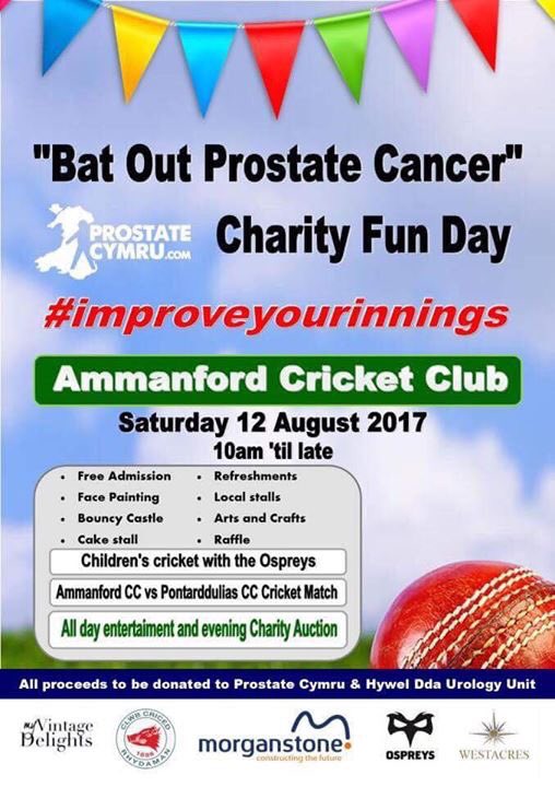 Looking for stall sponsors, raffle prizes and auction donations for our "Bat Out Prostate Cancer" day this Sat please