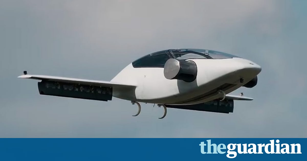 Tripnmix's tweet photo. Electric flying car that takes off vertically could be future of transport https://t.co/OKwfrQHBIp https://t.co/VwDVo0V7vS