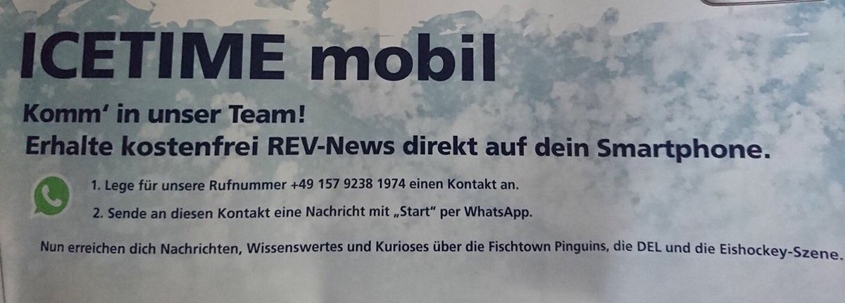 2850Fischtown's tweet photo. @nord24de goes @#WhatsApp ☝🏻 #REVNews #FreeService https://t.co/6oNGWtXs8C