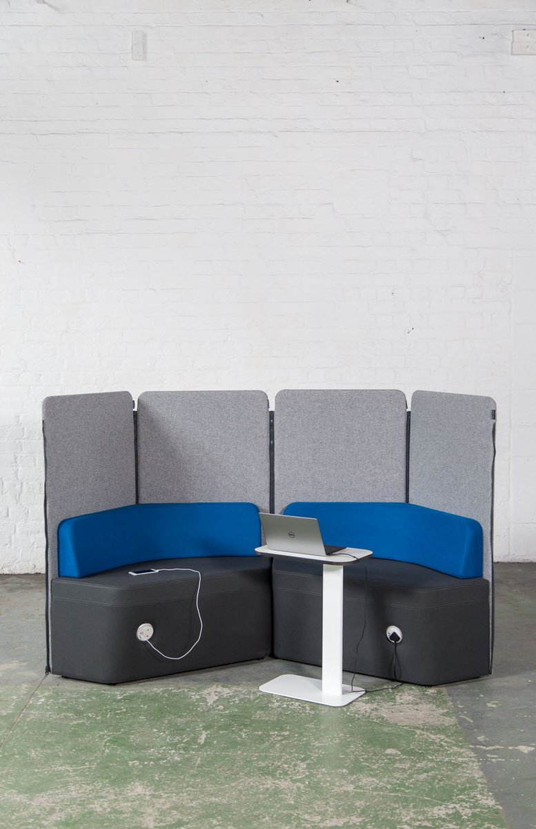 GodfreySyrett's tweet photo. A breakout space where you can still work? #Zip soft seating + integrated electrics = sorted! #RethinkYourWorkspace https://t.co/CSE6xcXfuO https://t.co/HsvIMxbfw7