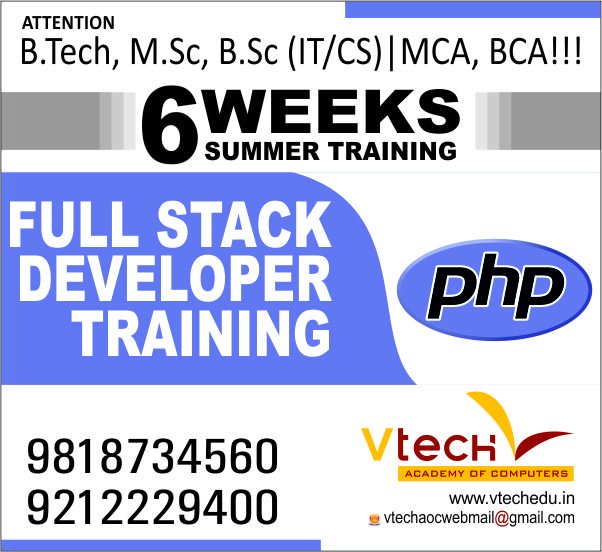 vtechacademy's tweet photo. Join #AdvancedPHPtraining Programs
#PHPcourse
#ProgrammingLanguages
#VtechAcademy for practical exposure
https://t.co/9dbeoxBD3u https://t.co/rZUIjN0DX9