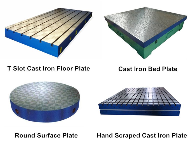Welcome to consult
T slot cast iron floor plate, cast iron bed plate, hand scraped cast iron plate, round surface plate