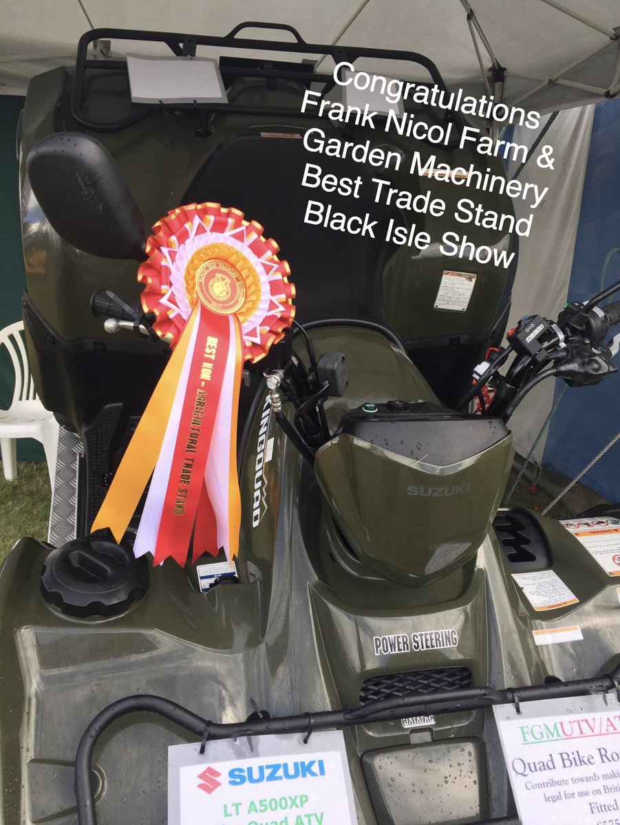 What a busy week! Congrats to <a href="/FrankNicol1987/">Frank Nicol Farm & Garden Machinery Ltd</a> &amp; <a href="/JE_Lawrence/">JELawrence & Son Ltd</a> on winning Best Trade Stands at the Black Isle Show and Lamprey Show last week!