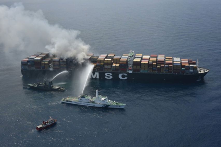 MarineTraffic's tweet photo. #MSCDaniela is back to business after big fire in April. Read more: https://t.co/NUMb1QZhxu https://t.co/mAibwv02tR