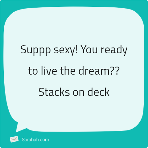 thtgrlc's tweet image. #Sarahah #GreenLight #stacks 
@Sarahah_com 
 
Just Lemme know!