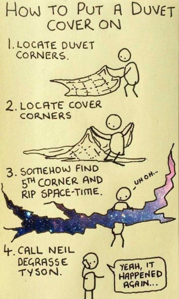 GHIldiko's tweet photo. So if I do again, I'm safe, right? @neiltyson #changingsheets #RandomThoughts https://t.co/AmNFNbHVrI