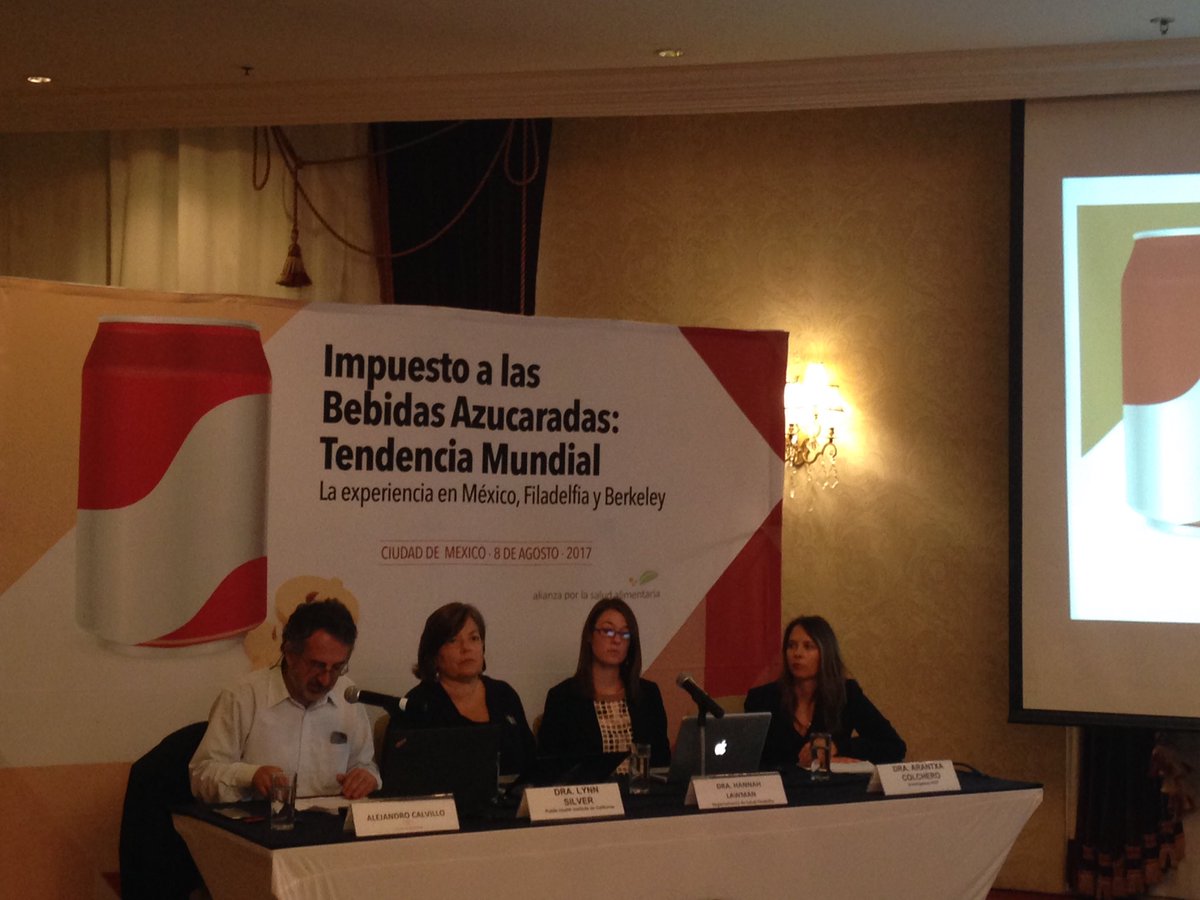 actuaporlasalud's tweet photo. Expertas de Estados Unidos y México comparten las experiencias de la implementación del #impuesto a las bebidas azucaradas https://t.co/5qhUNEpZJe