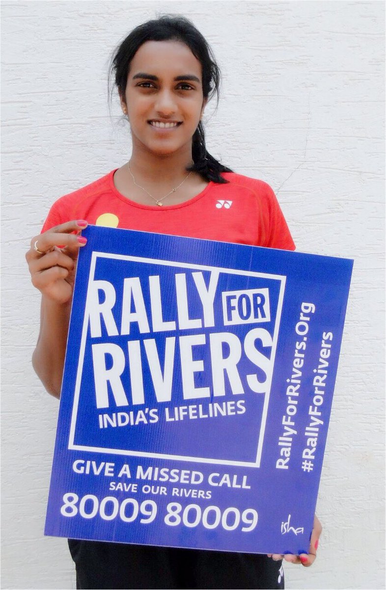 Pvsindhu1's tweet image. Sindhu ~ My name synonym with a river., I&apos;m rallying now to raft upon tomorrow ...Spot me beyond sport 😊
#RallyForRivers