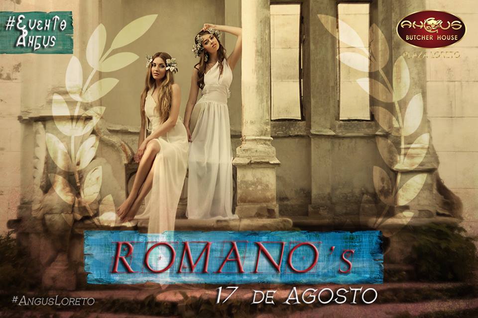 AngusPLoreto's tweet photo. ¡Te esperamos el próximo jueves 17 de agosto para vivir un #EventoAngus con temática #Romana!👯⚜🛡️🎉💁♀️ https://t.co/51FWZYnYLg