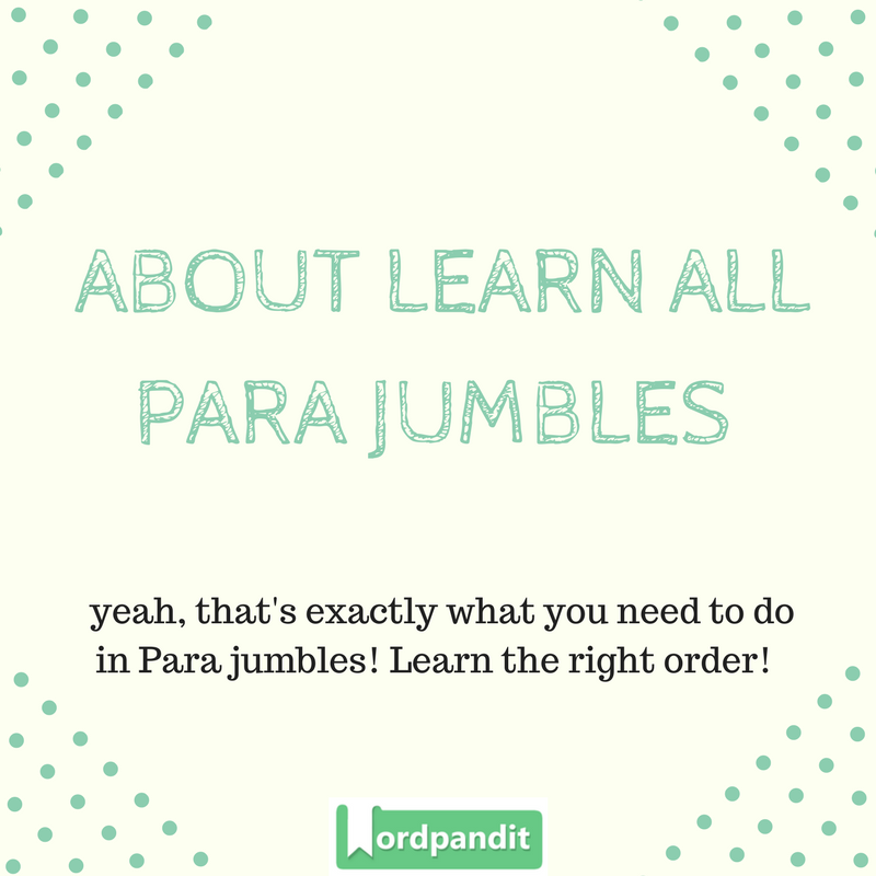 wordpandit's tweet photo. A Master lesson to help you learn all about Para Jumbles: https://t.co/EIkzdXWv4I
#parajumbles #lessons #englishlearning https://t.co/YfwWsnxY7E