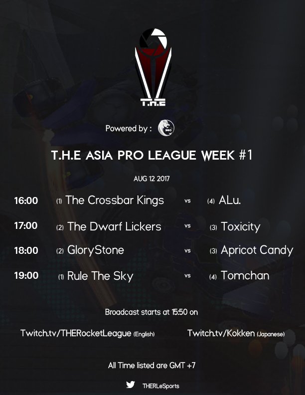 ByzaOCE's tweet photo. Are you ready for the Week #1 of T.H.E Pro League? so looking forward to this league! who is your favorite team? #rla #rocketleague #byzarl https://t.co/rLj0BZSb0s