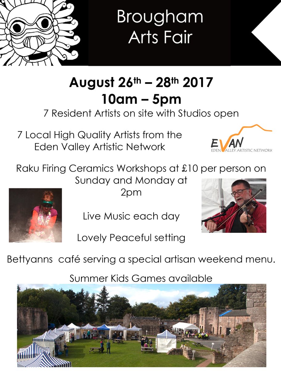 BroughamHall1's tweet photo. This month don't miss Brougham Arts Fair, Aug 26-28th @LakesCulture @CumbriaCrack @Cumbria_Live #localartists #contemporary #highquality https://t.co/VgyapLFKP2