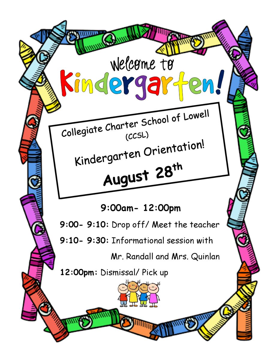 Collegiate Dear Kg Parents And Guardians Please See This Flyer For Kindergarten Students And Their First Day