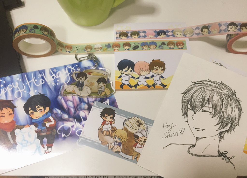They've arrived!!! @ari0aki Everything's so cute and pretty! Thank you so much for everything!! ?????? 