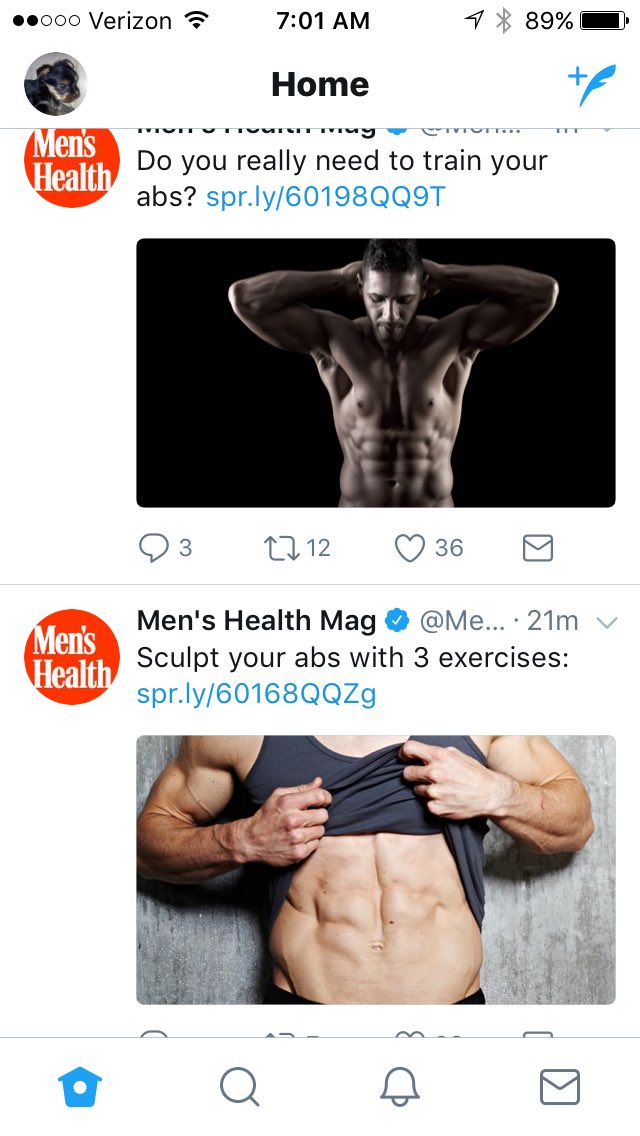 dwdrummer88's tweet photo. @MensHealthMag kind of contridicting... don't you think? https://t.co/OE9kh4ffIC