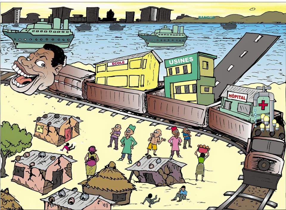 Pourquoi les ressources minières exploitées n'améliorent pas les services sociaux de base en #Guinée? Tout s'effondre graduellement. #Kibaro