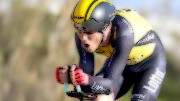 CyclingNLNews's tweet photo. #BinckBankTour: @lars_boom zet de voorlopig 4e tijd neer vóór #Brandle en #Dowsett. Netjes, Lars! https://t.co/ccV9FTAQmf