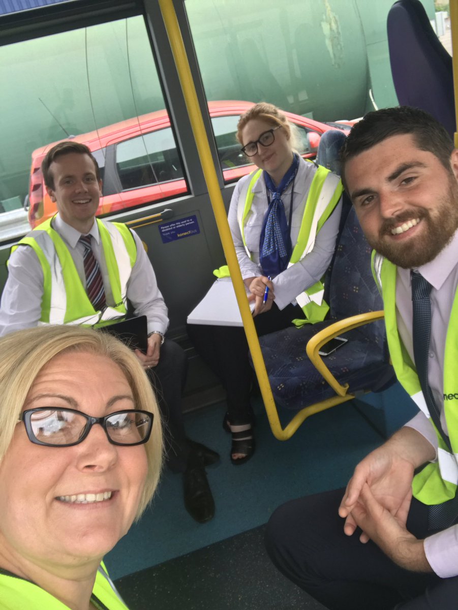 dioneeb1's tweet photo. That's how we roll - client meeting in a bus! @norwich999 @konectbuses 🏅 https://t.co/1V86jAA06A