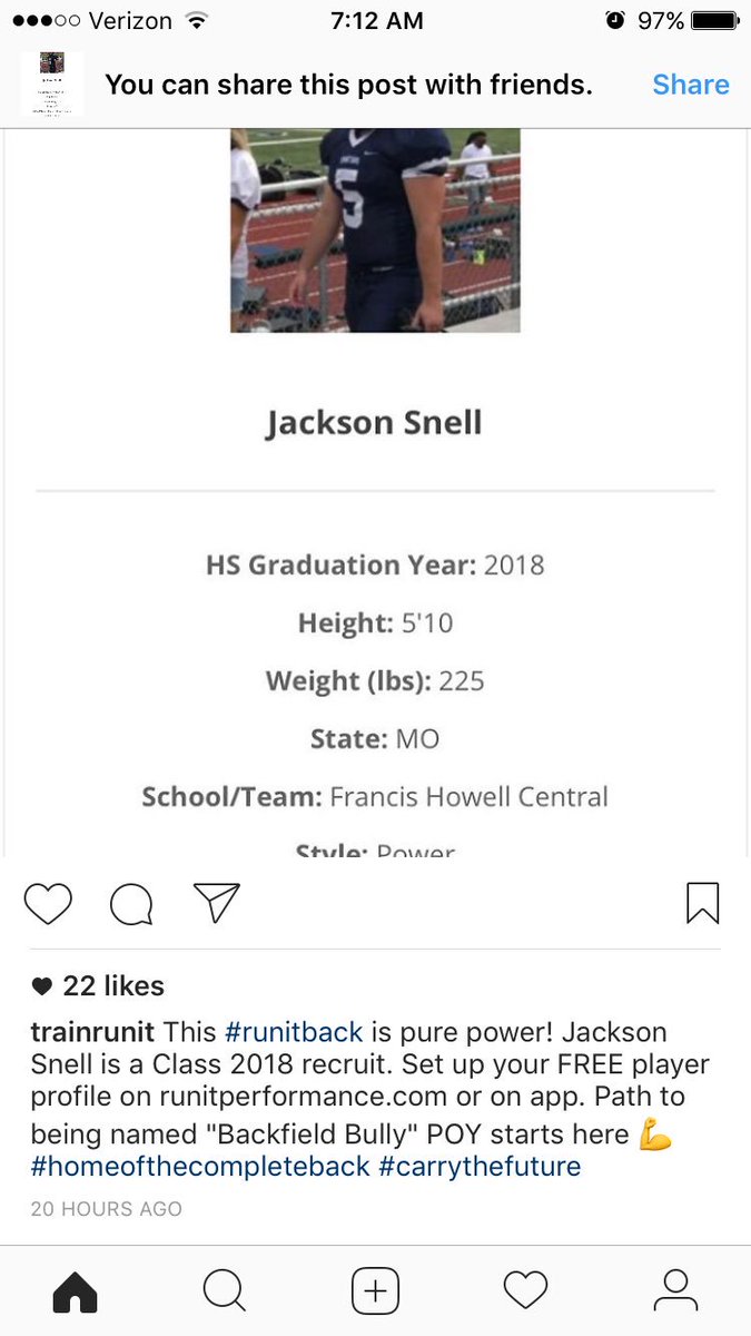 JTSnell's tweet photo. Jackson Snell class 18 HB FB LB #jacksonsnell #snell #jacksonsnell5 #snell5 #runit #carrythefuture #homeofthecompleteback https://t.co/G2nzZx2CJI