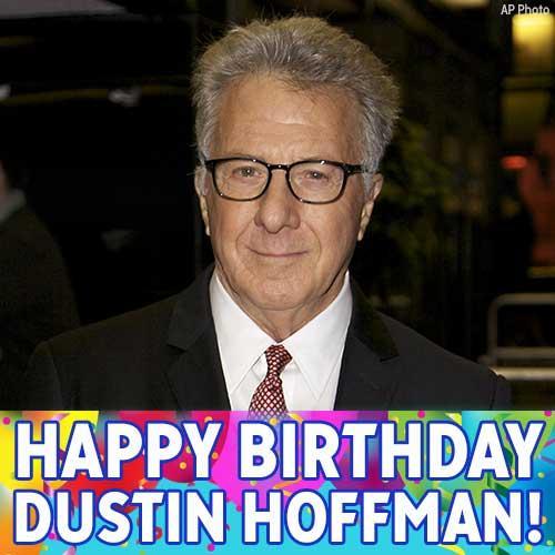 Happy birthday to legendary actor Dustin Hoffman! The two-time Oscar-winning actor turns 80 today! 