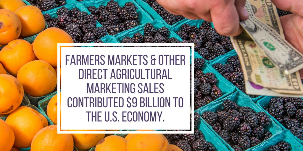 Thank you farmers &amp; ranchers, your work supports the sustainability of family farms &amp; the revitalization of rural America #farmersmarketweek