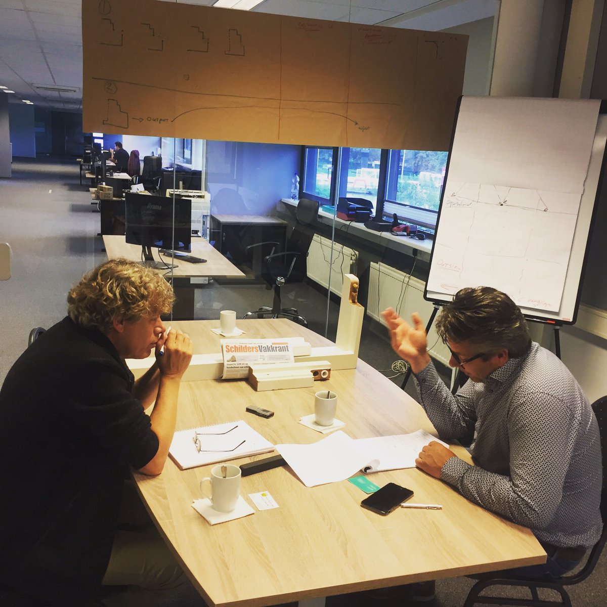 Interview #schildersvakkrant  Publicatie staat voor 5 september gepland. #takegoodcareofyourRepair!#Innovatie #circulareconomy