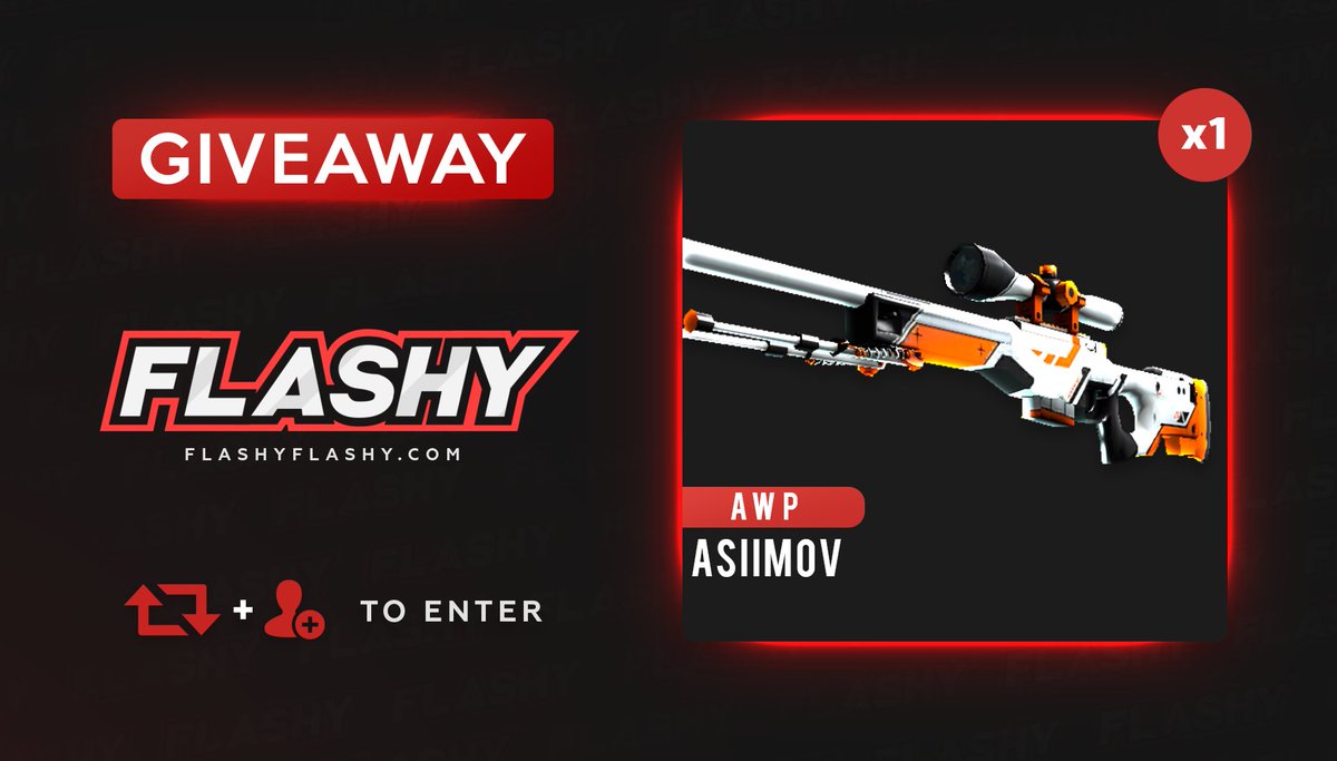 flashyflashycom's tweet photo. 4 HOUR GIVEAWAY !!!

To win:
✔️ Retweet
✔️ Follow us 
✔️ Visit: https://t.co/P427hvKe7g https://t.co/YTAUtHGK36