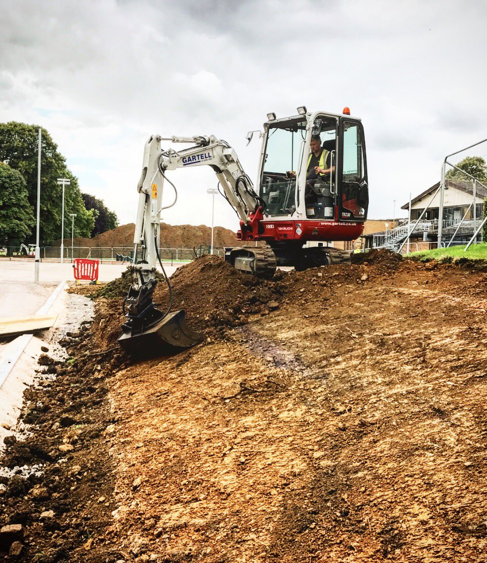 Shaping at Sherborne School, thank you @BucketWarehouse