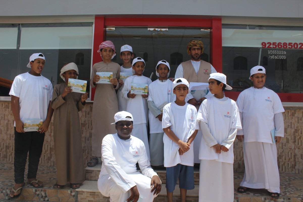 مشاركة طلاب مركز الفاروق الصيفي في حملة  " غذاؤك أمانة "حملة الرقابة على الأغذية بالتعاون مع بلدية البريمي ❤️