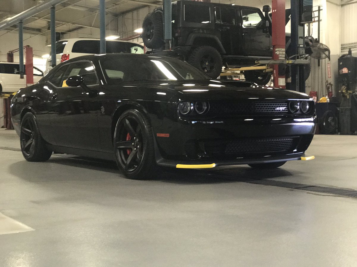 nickdurick's tweet photo. @RalphGilles sold this Hellcat to a salesman at our toyota Lexus sister store. Wait til he parks next to the Prius today 😂😂 https://t.co/WEvSJah5o9