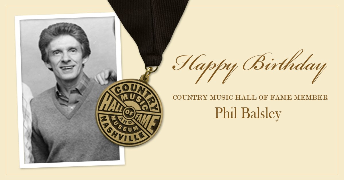 Join us in wishing a happy birthday to Phil Balsley of members The Statler Brothers! 