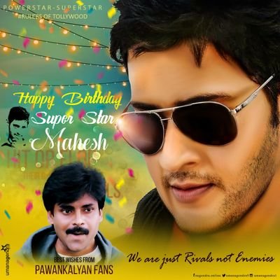  Happy Birthday Mahesh babu garu. Handsome hunk of tollywood film industry 