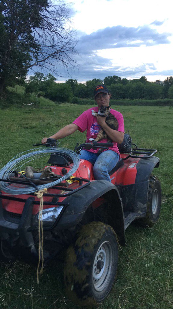 mrslierman's tweet photo. #parksideselfiechallenge #fixingfence #givingtiffanyaride #nospotforthisontheboard https://t.co/fEMGg673AE