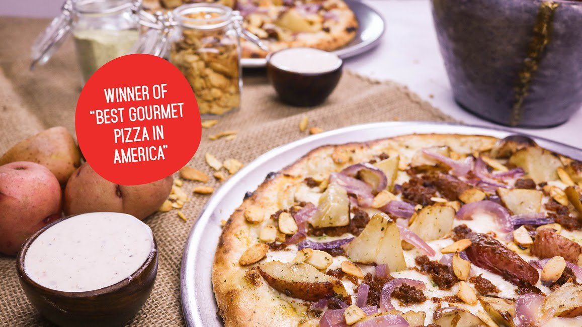 MyPizzaFire's tweet photo. Have you tried our PIzza of the Month yet? Our award-winning Ranch Lovers' Potato Pizza is amazing! #PizzaRedefined https://t.co/1J7k6Uzy4y