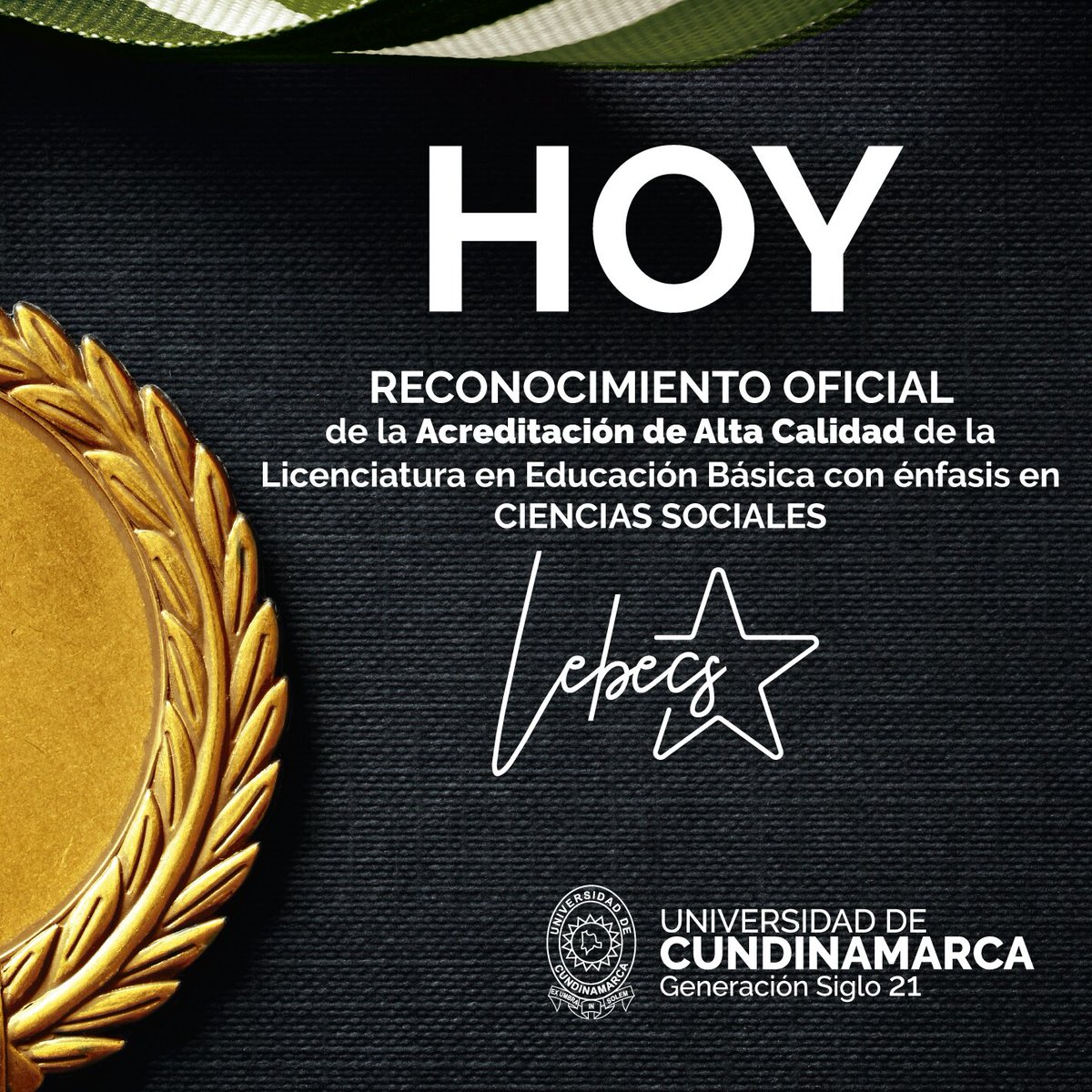 UCundinamarca's tweet photo. Los esperamos a las 9:00 a.m. en el auditorio Emilio Sierra Baquero. #LEBECS #UCundinamarca #GeneraciónSiglo21 https://t.co/a8WQ6qicB3