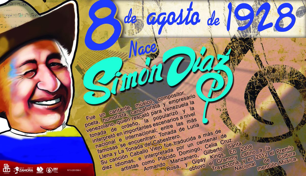 PCPsibci's tweet photo. Efemerides | #8Ago de 1928 nace Simón Narciso Díaz Márquez mejor conocido como #ElTíoSimón, quien rescató y popularizó la tonada de ordeño https://t.co/ucmysk4ysj