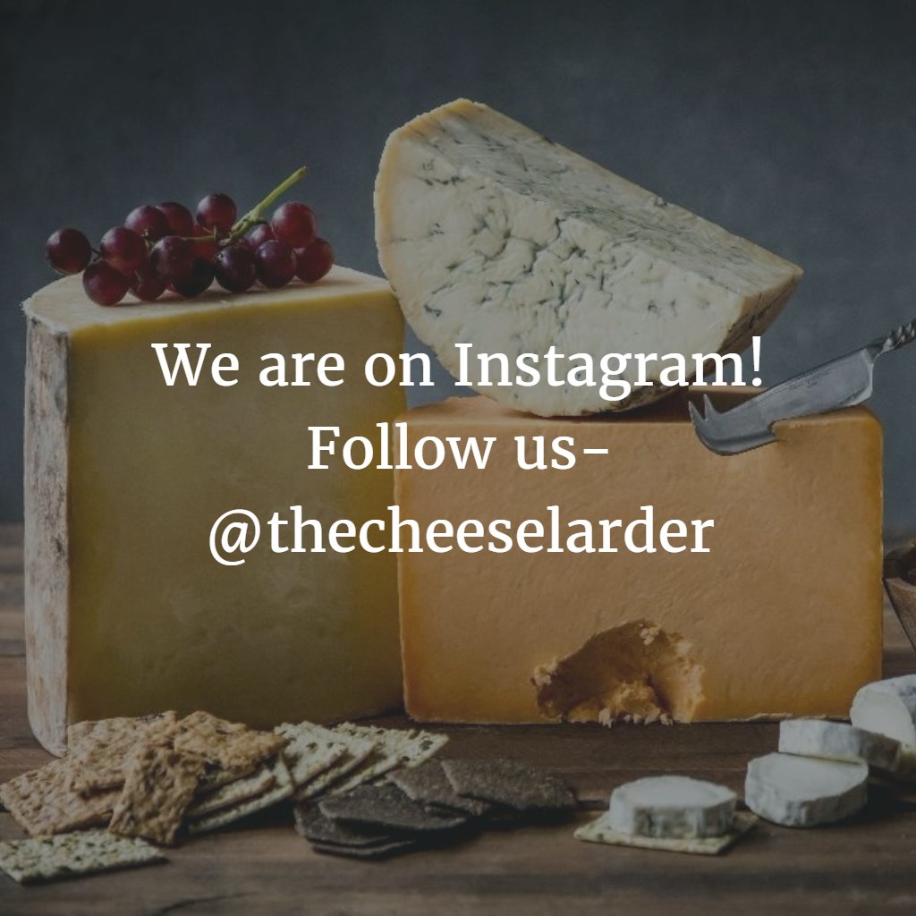 CheeseLarder's tweet photo. We are on Instagram! Follow us- thecheeselarder https://t.co/ODyDQBeugF