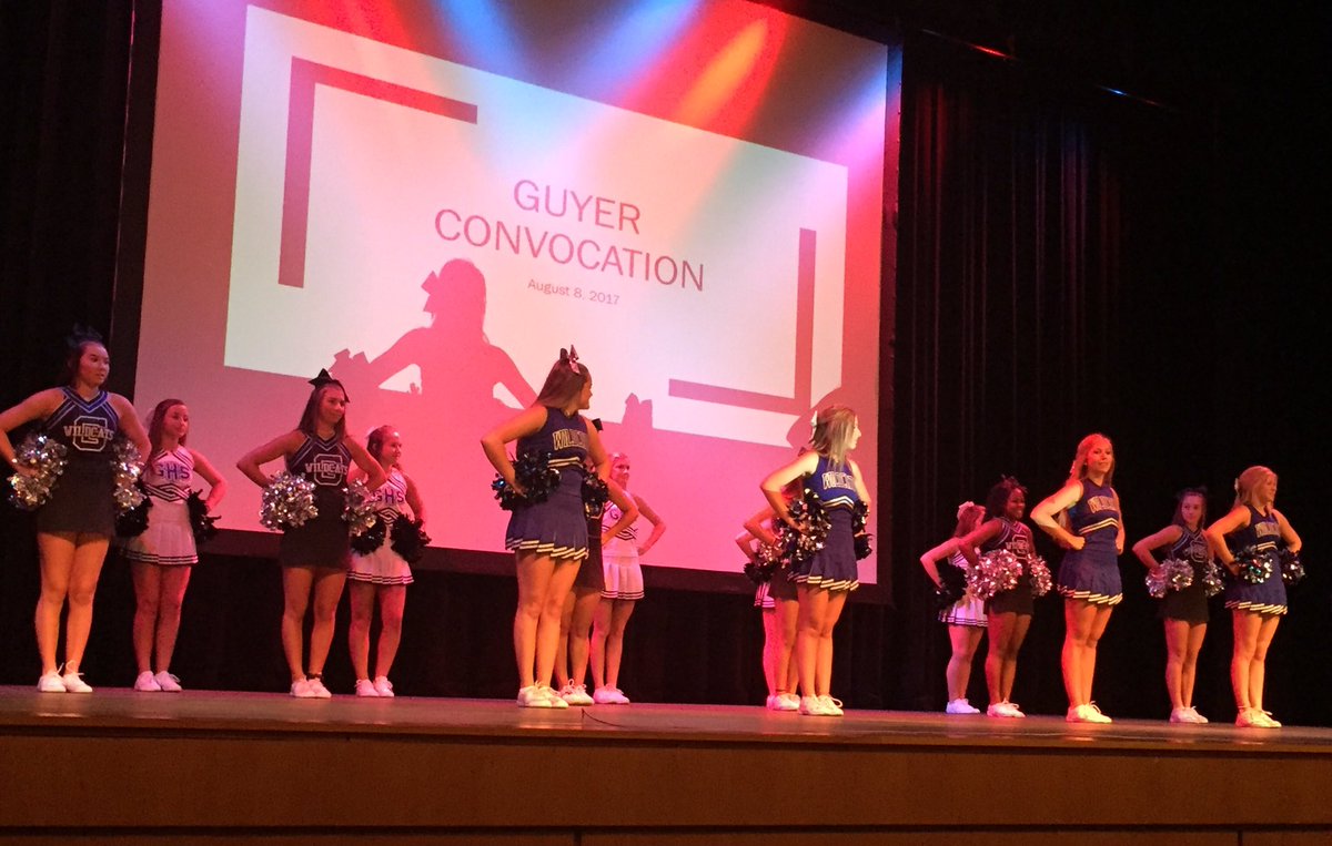 Guyer Zone (@one_and_ready) on Twitter photo Special shout out to <a href="/GuyerBand/">Guyer Band</a> and @CheerGuyer for greeting everyone as they arrived this morning! Special shout out to <a href="/GuyerBand/">Guyer Band</a> and @CheerGuyer for greeting everyone as they arrived this morning!