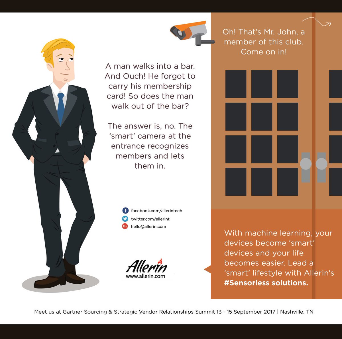 allerint's tweet image. To keep pace with the latest technological know-how, contact Allerin on (512) 333-1857 #sensorless solutions  #IoT