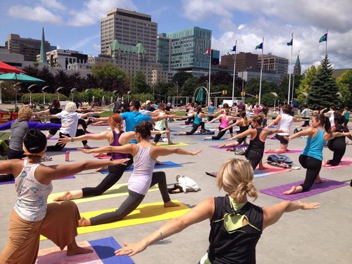 Need to find your inner zen after the long weekend? <a href="/RamaLotusYoga/">Rama Lotus</a> Hatha yoga is taking place today at noon <a href="/ottawacity/">City of Ottawa</a> hall! #om #yogi