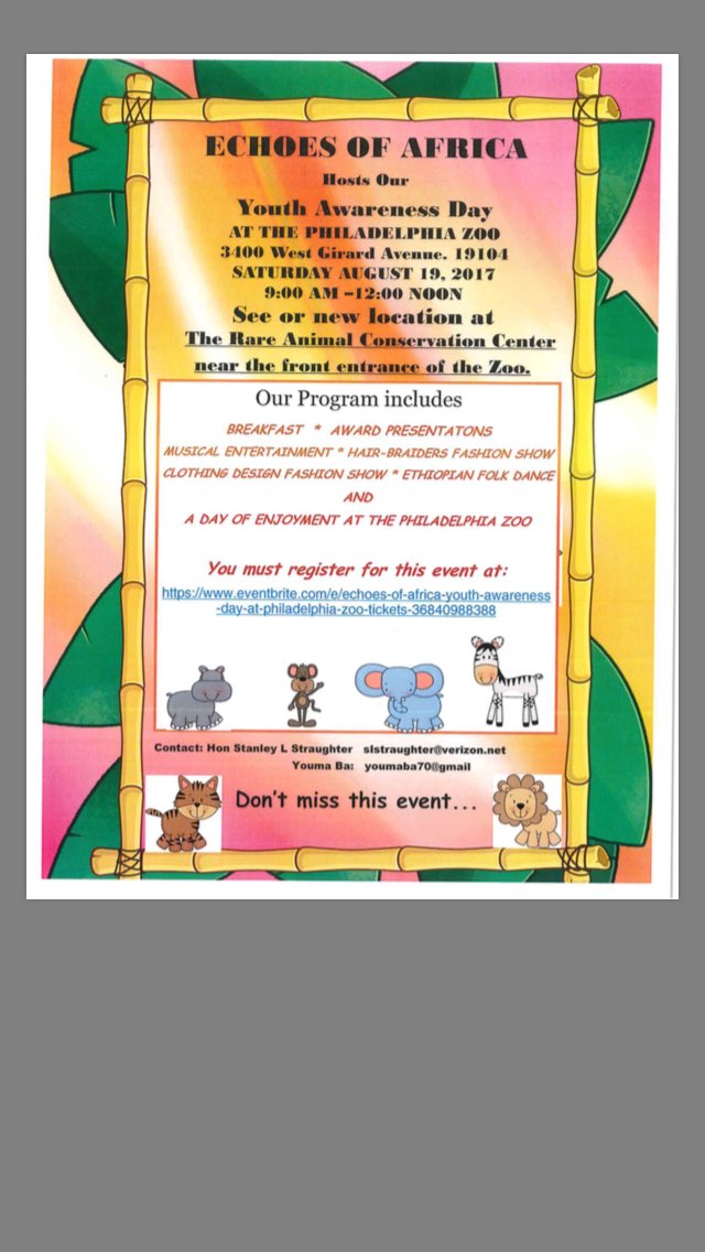 Get the event details for Youth Awareness Day here :) Bring the family !