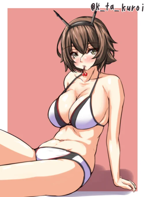 陸奥さんとかいう、どスケベボディの艦むす!!

#艦これ版深夜の真剣お絵描き60分一本勝負
#艦これ版真剣お絵描き60分一本勝負_20170808 